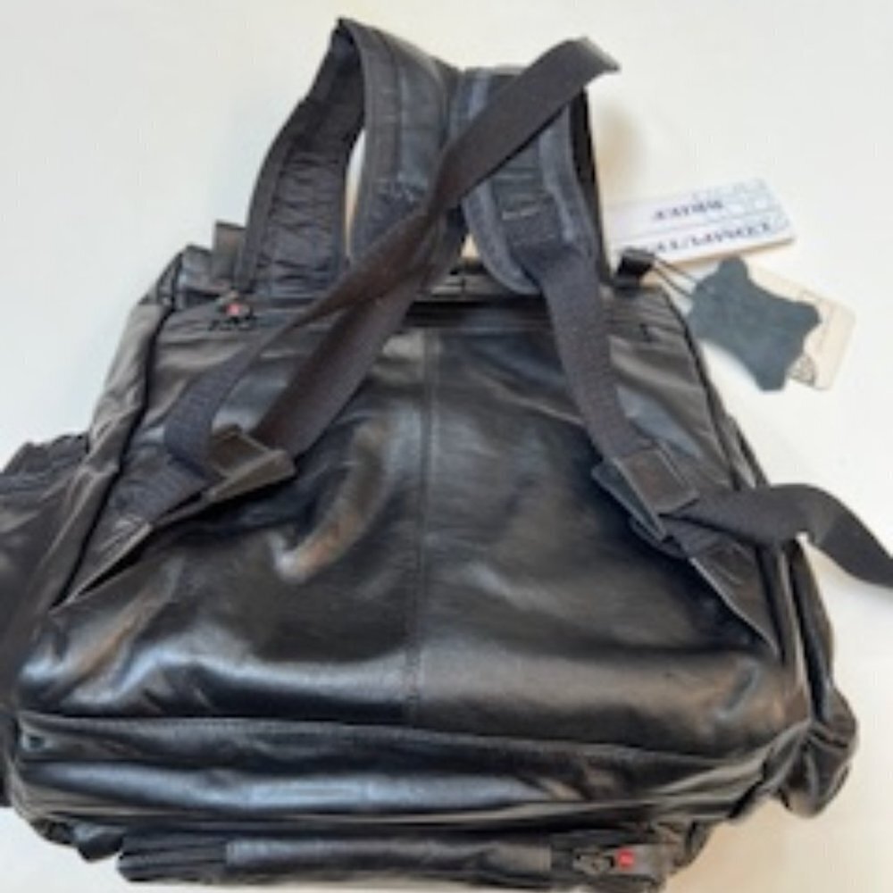 Winn International Leather Backpack Style 5451 - Picture 9 of 16